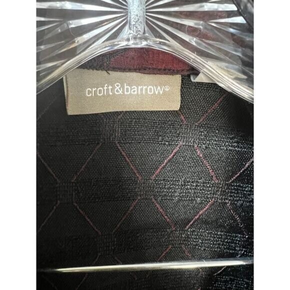 Croft and Barrow Textured Taffeta Blazer Coat‎ XL - Picture 5 of 5